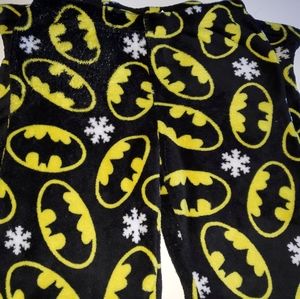 Womens Batman Fuzzy PJ Bottoms Size Small